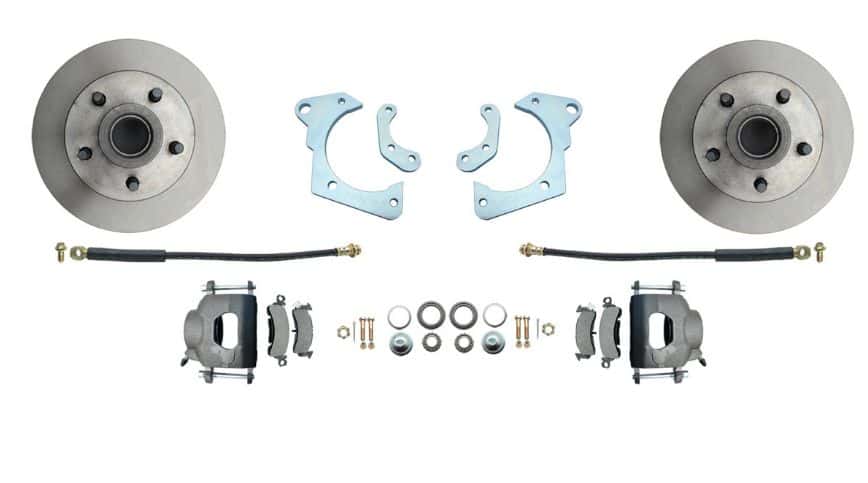 A Disc Brake FRONT Kit: 65-70 Full Size Basic Ground ONLY.